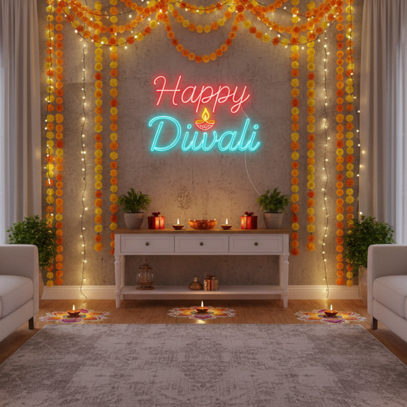 Happy Diwali  Neon Sign