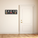 Divine Wooden Wall Name Plate