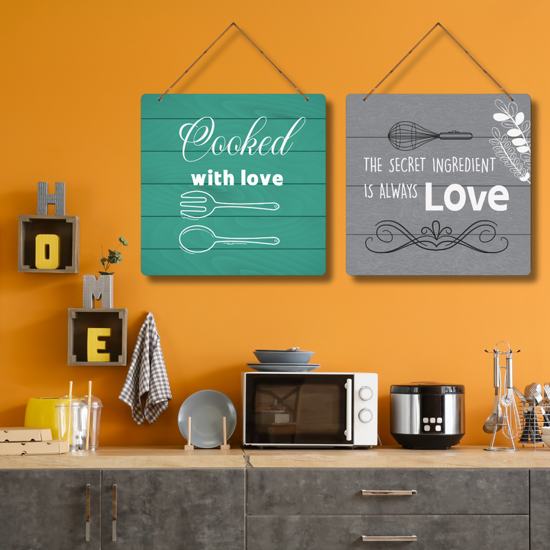 "Cooked with Love" Wall Hanging