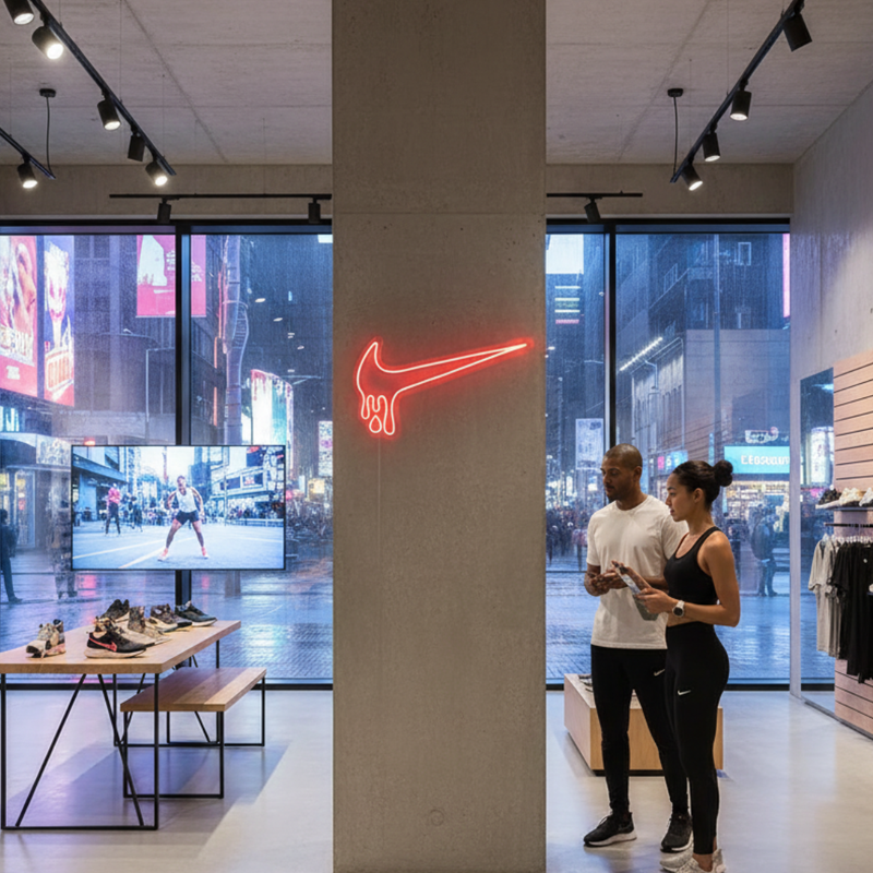 Nike Drip Neon Light Sign