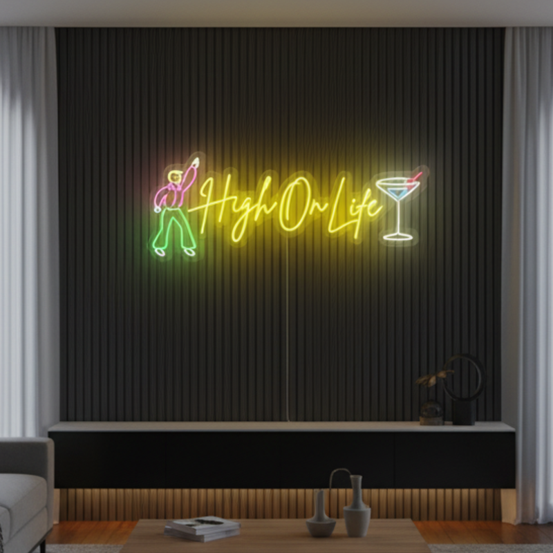 High On Life Neon Sign