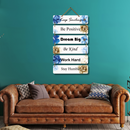 "Keep Smiling, Be Positive, Dream Big, Be Kind, Work Hard, Stay Humble" Wall Hanging - ICraft asia