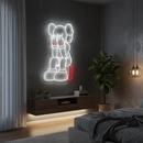 Crying Kaws Neon Sign