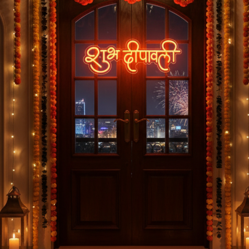 Shubh Deepavali Neon Sign