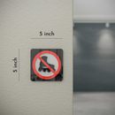 No Skating Allowed - Layered 3D Prohibition Sign