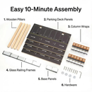 Toy Car 4-Level Parking Garage Playset (Without Cars)