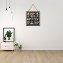 Shree Ram Prasanna – Sacred Hindu Symbols Wall Hanging - ICraft asia