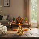 Golden Ganesha Idol