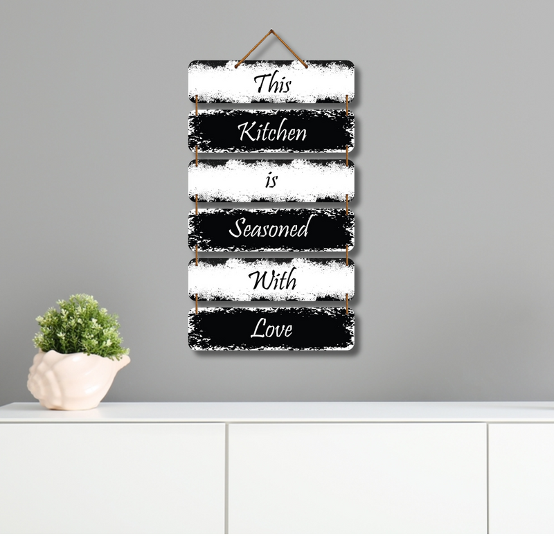 "This Kitchen is Seasoned with Love" Wall Hanging