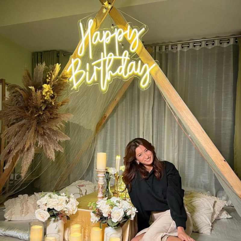 Happy Birthday Neon Light