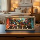 Graffiti LED Street Car Diorama 🎨💡🏎️