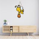 “Happy Honey Bee” Wall Hanging – Cute Cartoon Décor for Kids' Room - ICraft asia