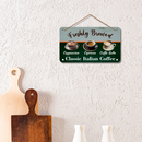 Classic Italian Coffee wooden wall hanging