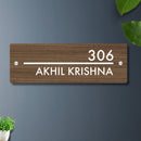 Futura (Contemporary Wood) - House Number/Name Sign - ICraft asia