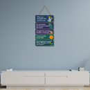 Wisdom from the Gita Shri Krishna Wooden Wall Hanging