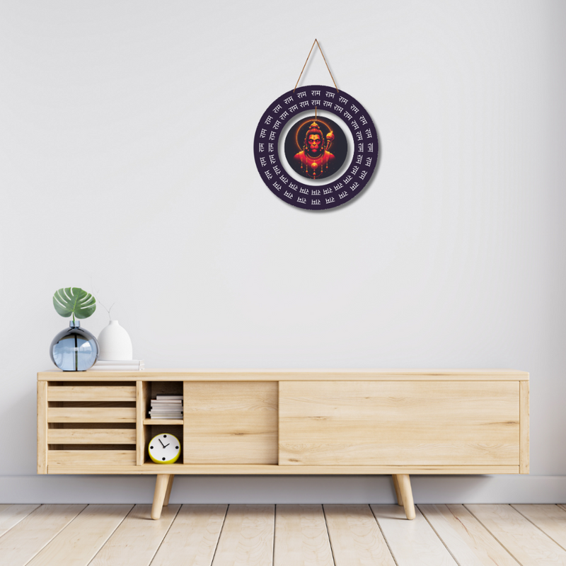 Ram Naam Hanuman Chakra” –  Hanuman Wall Hanging
