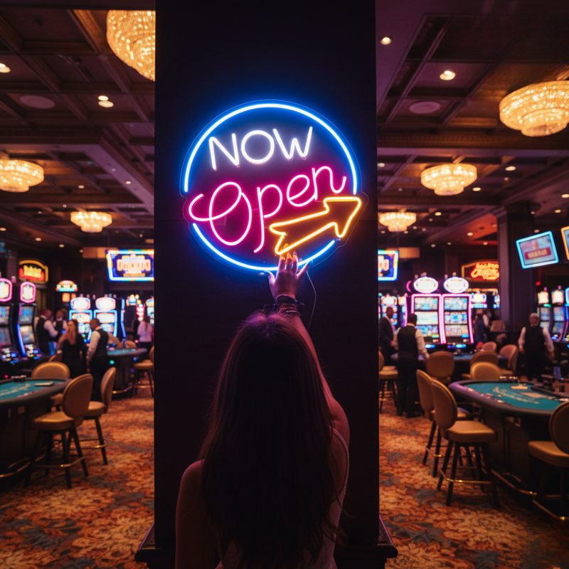 Now Open Neon Light Sign