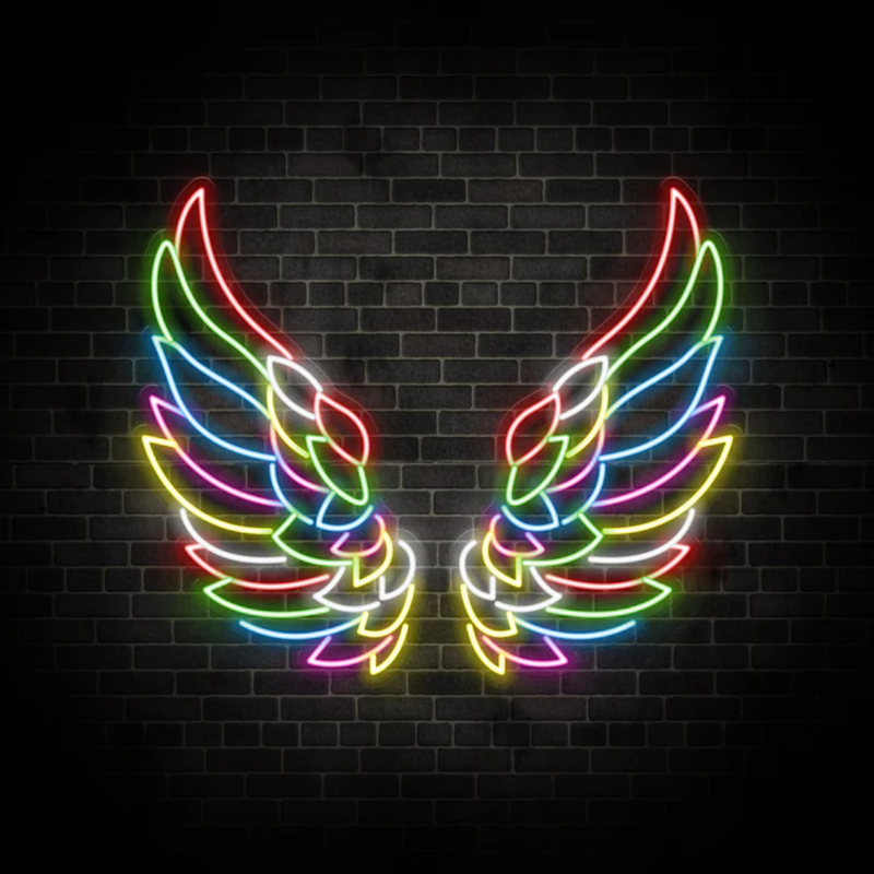 Paradise Wings Neon Sign