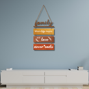 Family Love Wooden Wall Hanging
