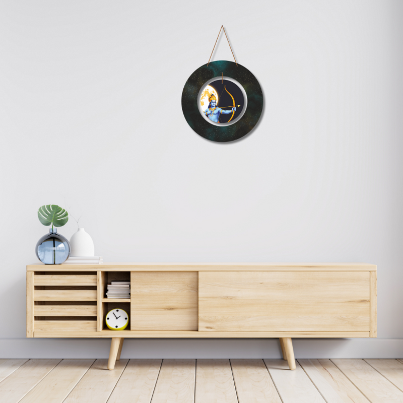 Shri Ram Cosmic Warrior Wall Hanging - ICraft asia