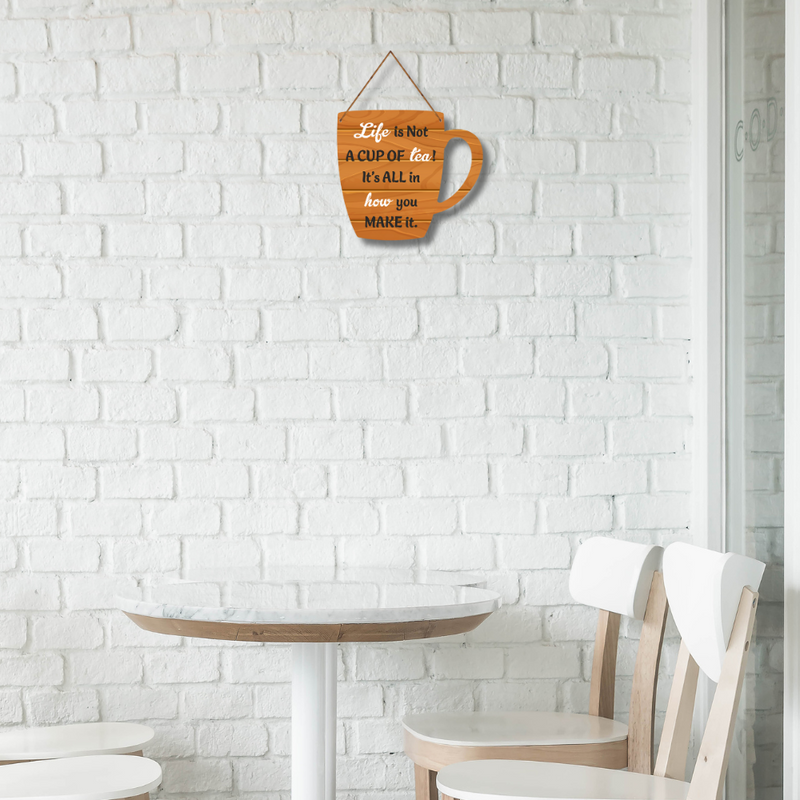 Rustic Kitchen & Life Quotes Wall Hanging