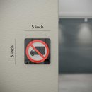No Gambling - Layered 3D Prohibition Sign
