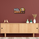 Wooden Key Holder with Chhatrapati Shivaji Maharaj - ICraft asia