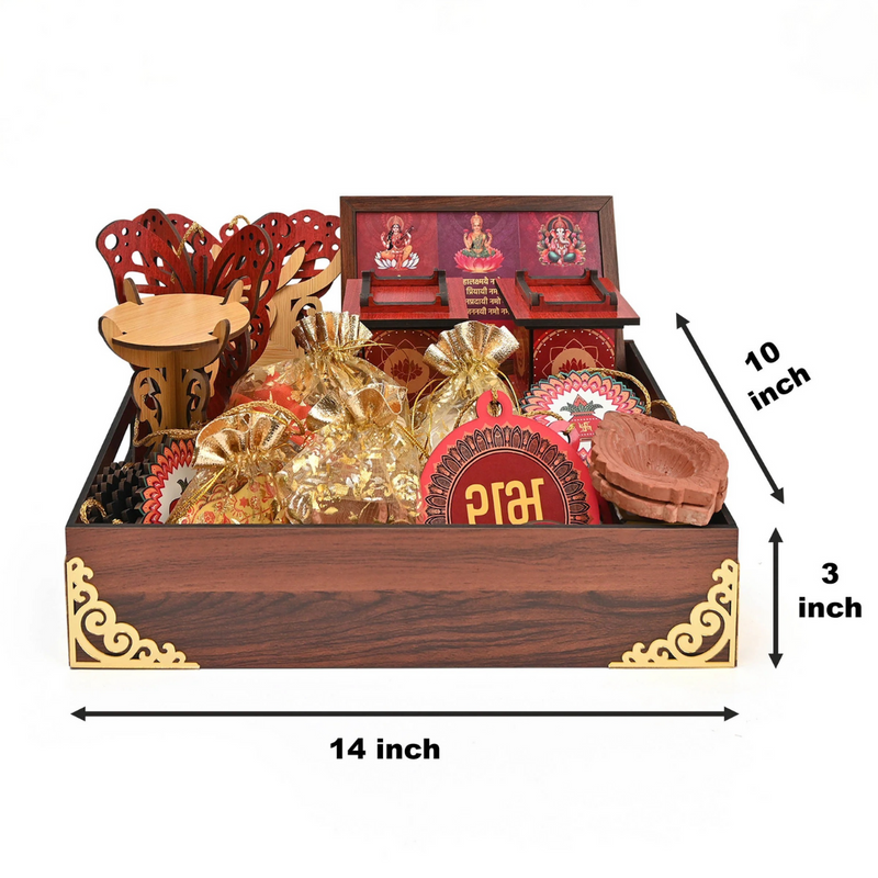 Diwali Decorations All-in-One Kit – 14 Pooja Decor Items