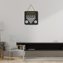 Saraswati Devi Symbolic Wall Hanging – "ॐ श्री सरस्वत्यै नमः" - ICraft asia