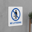 No Littering Sign
