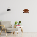 Elegant Wooden House Design Key Holder
