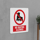 No Skating Allowed Sign