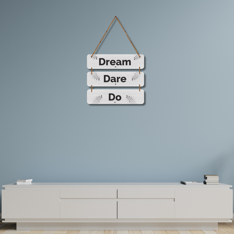 Dream Dare Do – Motivational Wall Hanging