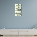 Divine Love Radha Krishna wooden wall hanging