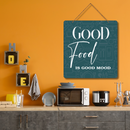 "Good Food is Good Mood" Wall Hanging - ICraft asia