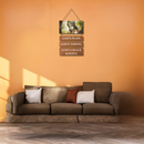 Lord Krishna Inspirational Wooden Wall Hanging – “God’s Plan, Timing & Grace” - ICraft asia