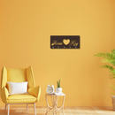 Wooden "Home ♥ Key" Wall Key Holder - ICraft asia