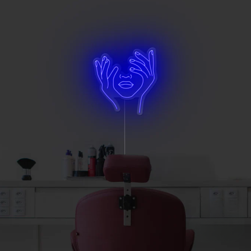 Hold Face Neon Sign