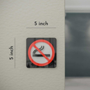 No Smoking - Layered 3D Prohibition Sign