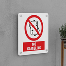 No Gambling Sign