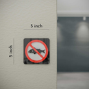 No Fishing Allowed - Layered 3D Prohibition Sign