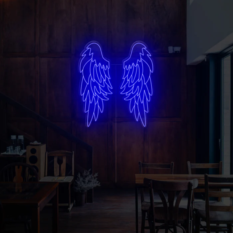Aura Wings Neon Sign