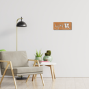 Love Wooden Key Holder with Cat