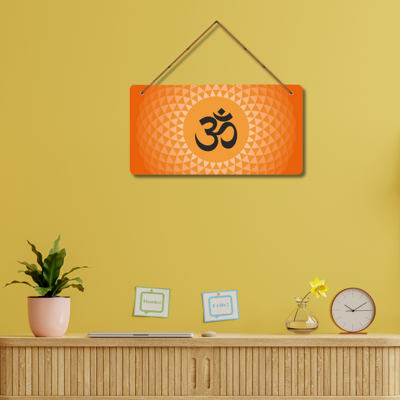 Design Om Wooden Wall Hanging