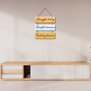 “Struggle Today, Strength Tomorrow, Victory Forever”-Motivational Wooden Wall Hanging - ICraft asia