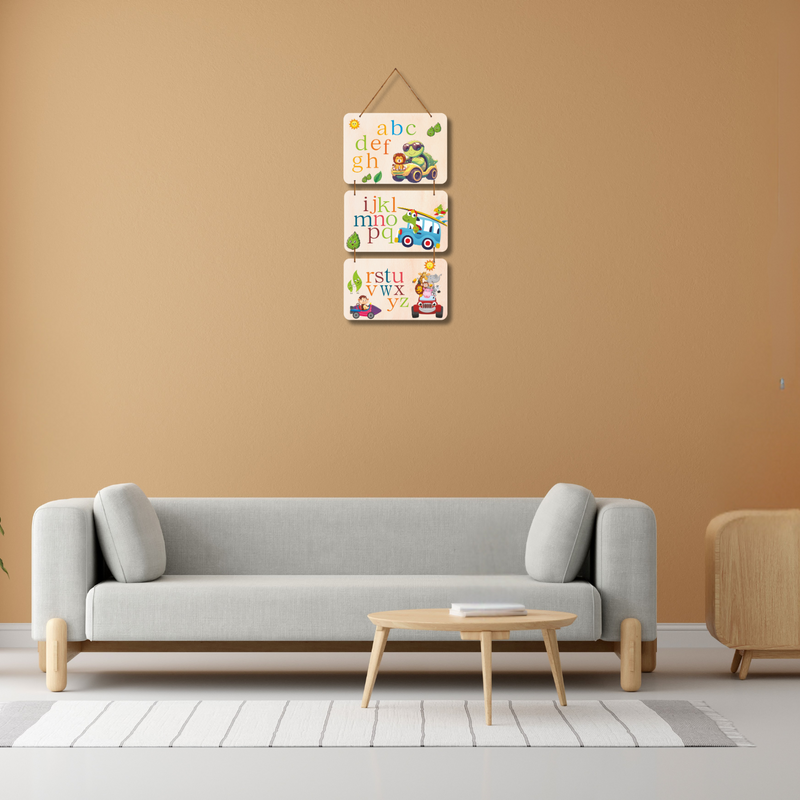 ABC Jungle Ride – Fun Alphabet Wall Hanging for Kids' Room - ICraft asia