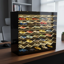 Premium Led Cross Display For Hotwheels, Mini GT, Match box ( 42 car storage )