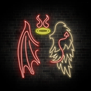 Angel & Devil Wings Neon Sign