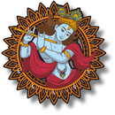 Lord Krishna Wooden Key Holder - ICraft asia