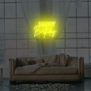Happy Birthday Neon Sign